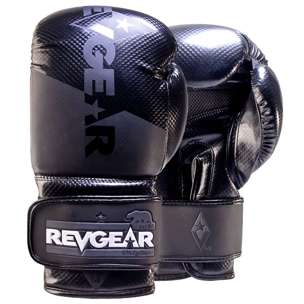 Black Pinnacle boxing gloves shown as a pair
