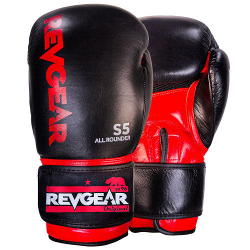Revgear S5 Boxing Gloves - Black Collection - All-Purpose Training