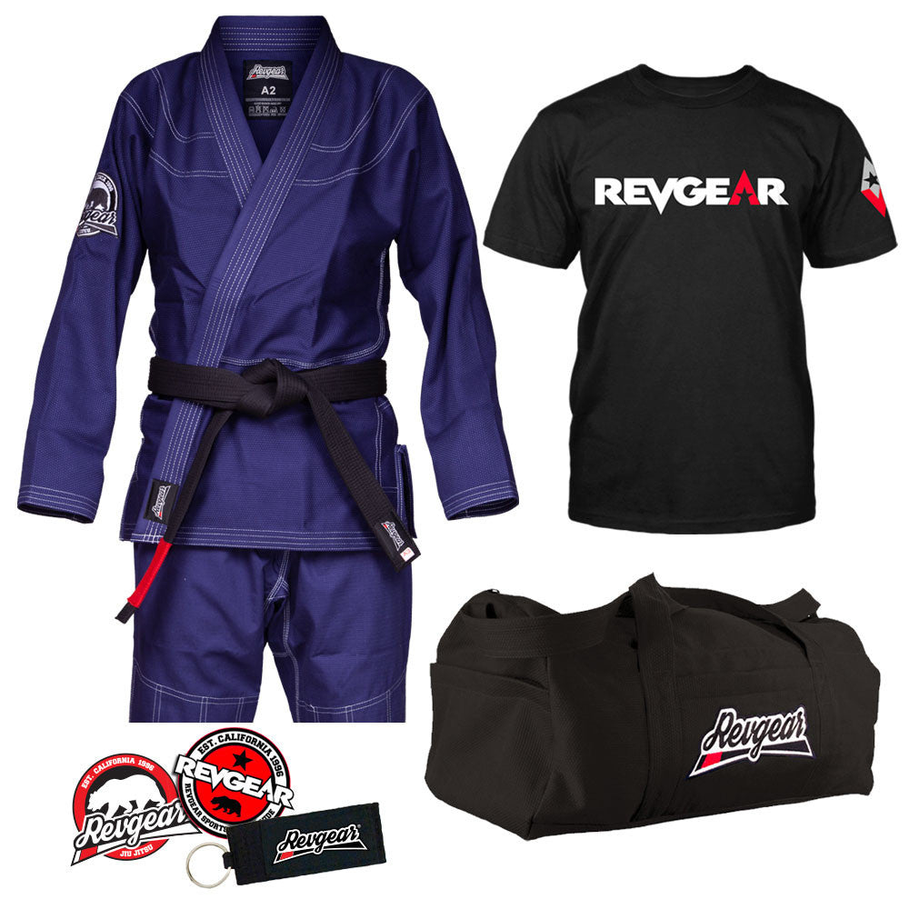 Revgear BJJ VIP Pack Huntington - Navy | Complete BJJ Starter Gear