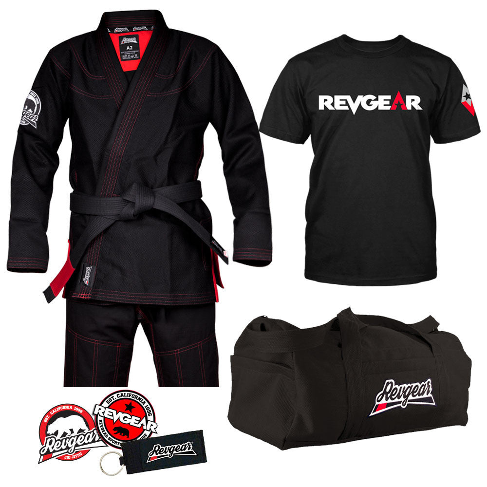 Revgear BJJ VIP Pack - Venice Gi & Gear - Black
