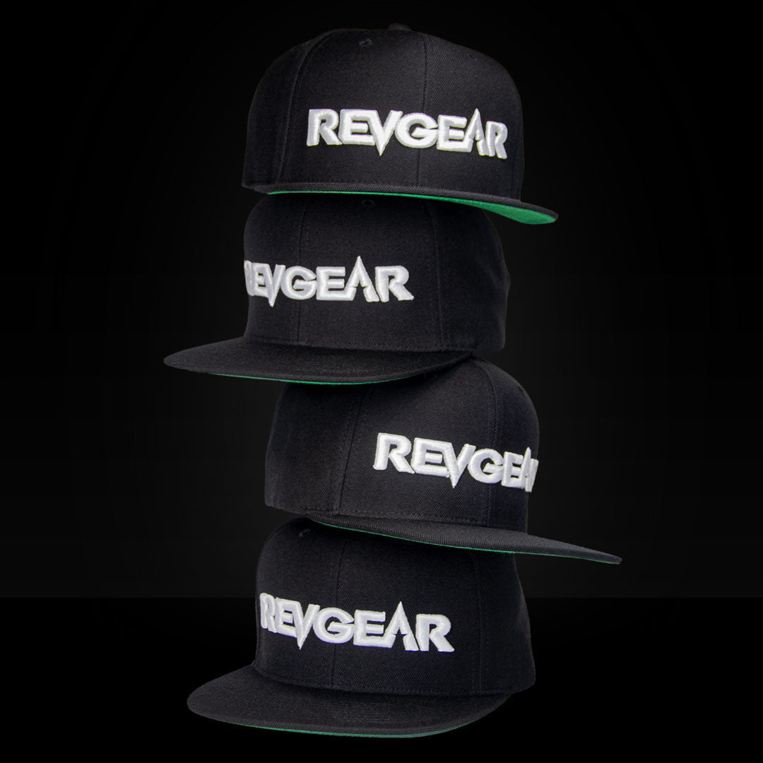 3D Premium Snapback Hat - Black