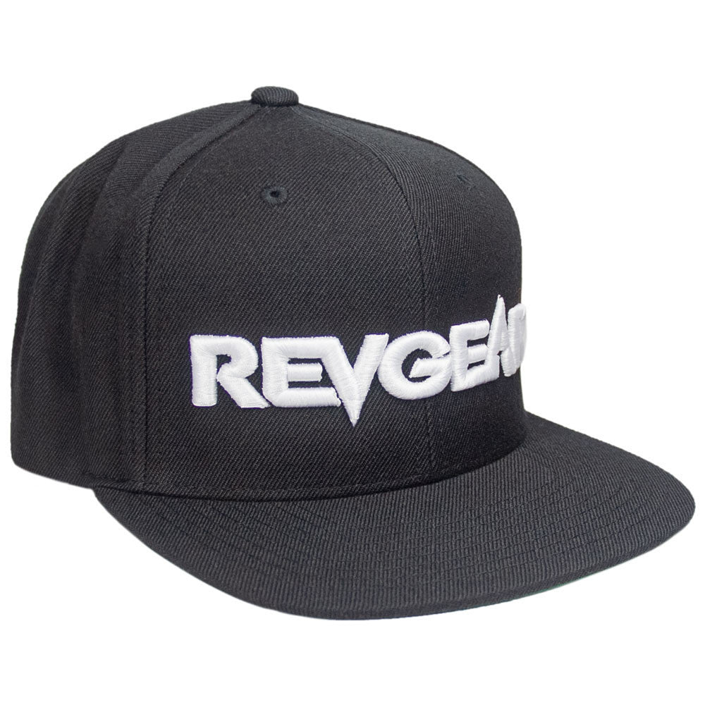 3D Premium Snapback Hat - Black