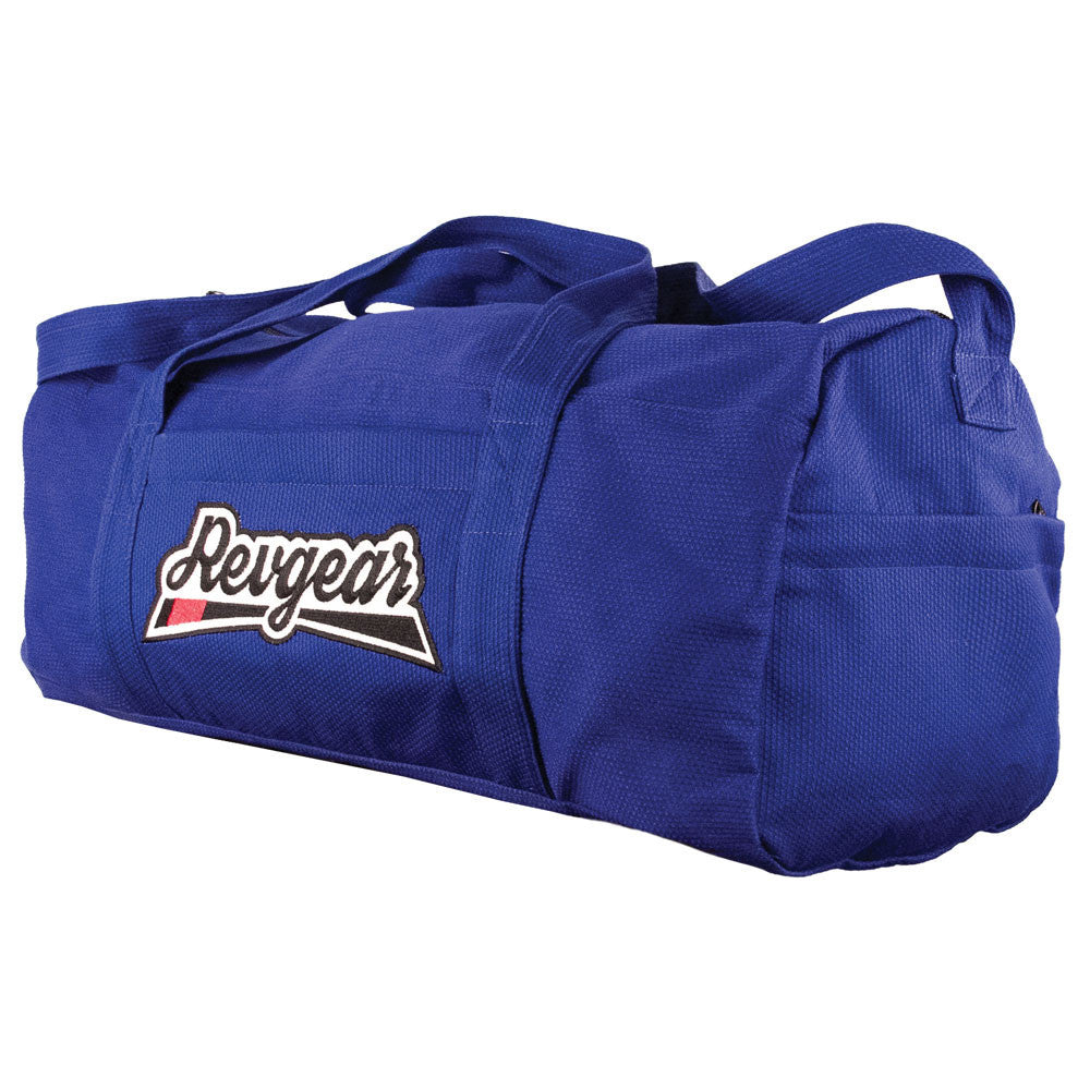 Revgear 4-Pocket Jiu Jitsu Duffel in Gi Fabric – Blue