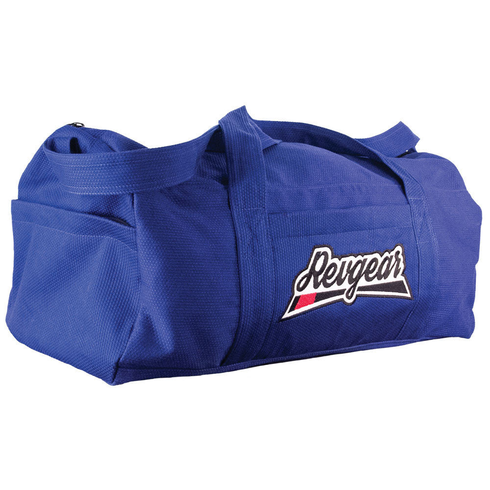 Revgear 4-Pocket Jiu Jitsu Duffel in Gi Fabric – Blue