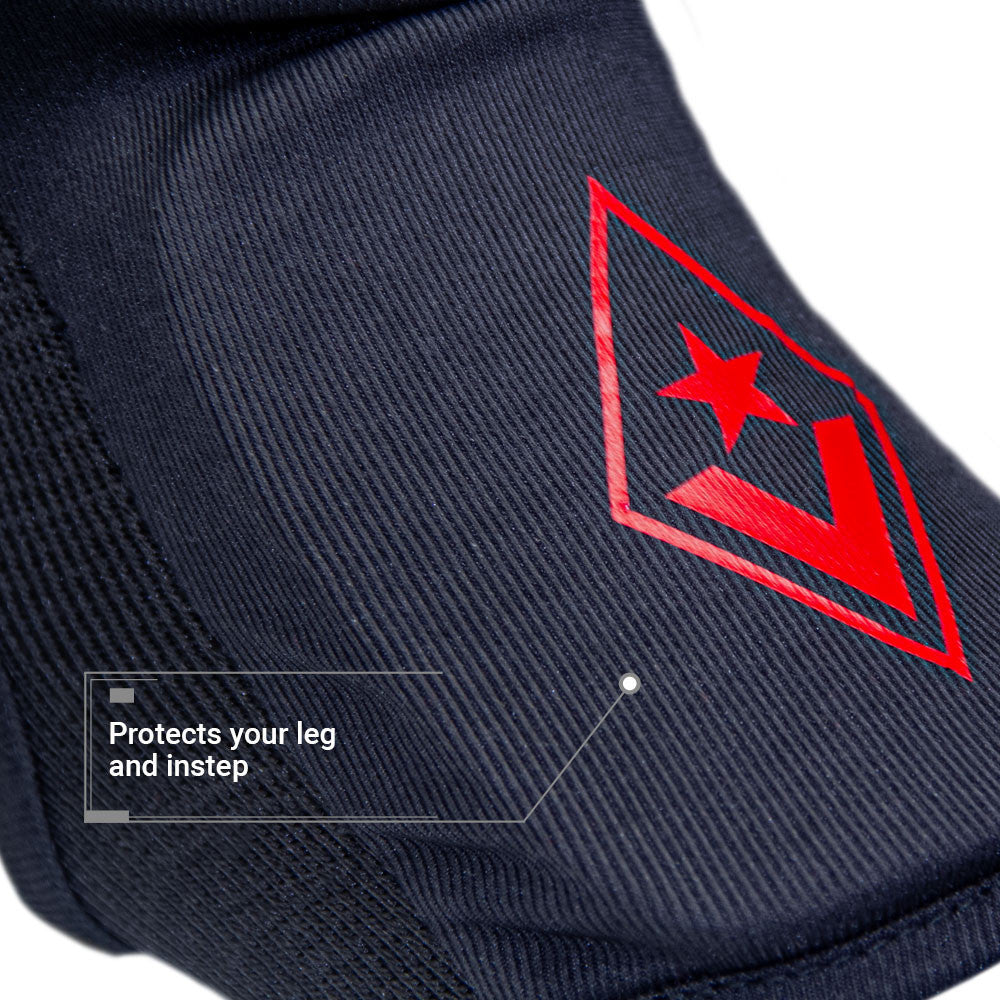 Revgear Amateur Cloth Shin & Instep Guards for Muay Thai, MMA, Boxing