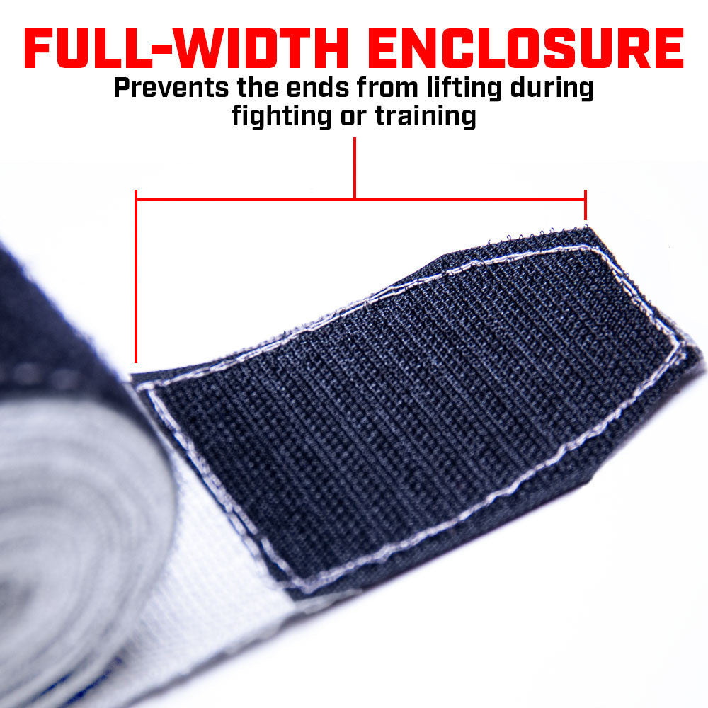 Revgear 180" Hand Wrap 3-Pack Bundle with Free Wash Bag - Red/White/Blue