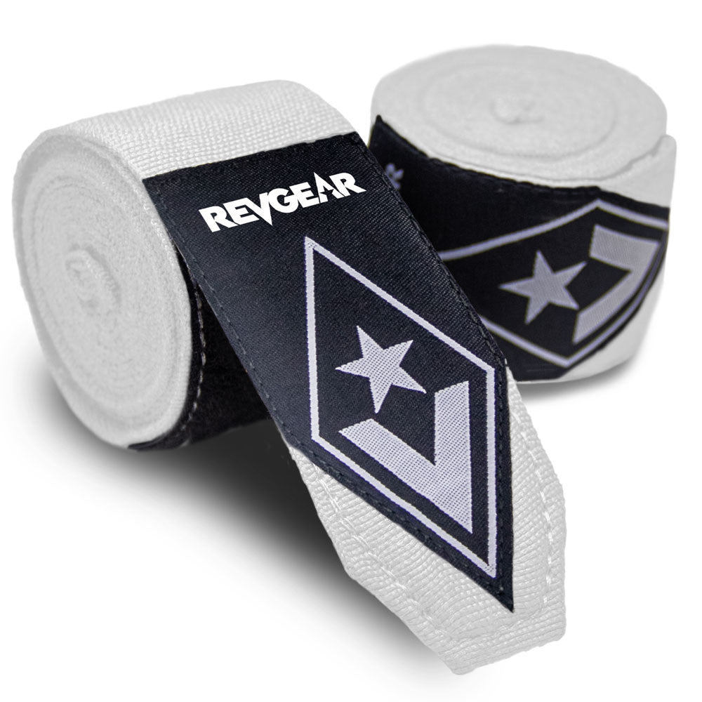 Revgear 180" Hand Wrap 3-Pack Bundle with Free Wash Bag - Red/White/Blue