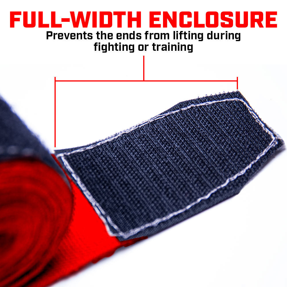 Revgear 180" Hand Wrap 3-Pack Bundle with Free Wash Bag - Red/White/Blue