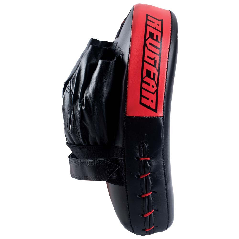 Revgear Leather Curved Focus Mitts for Boxing, MMA & Muay Thai Training