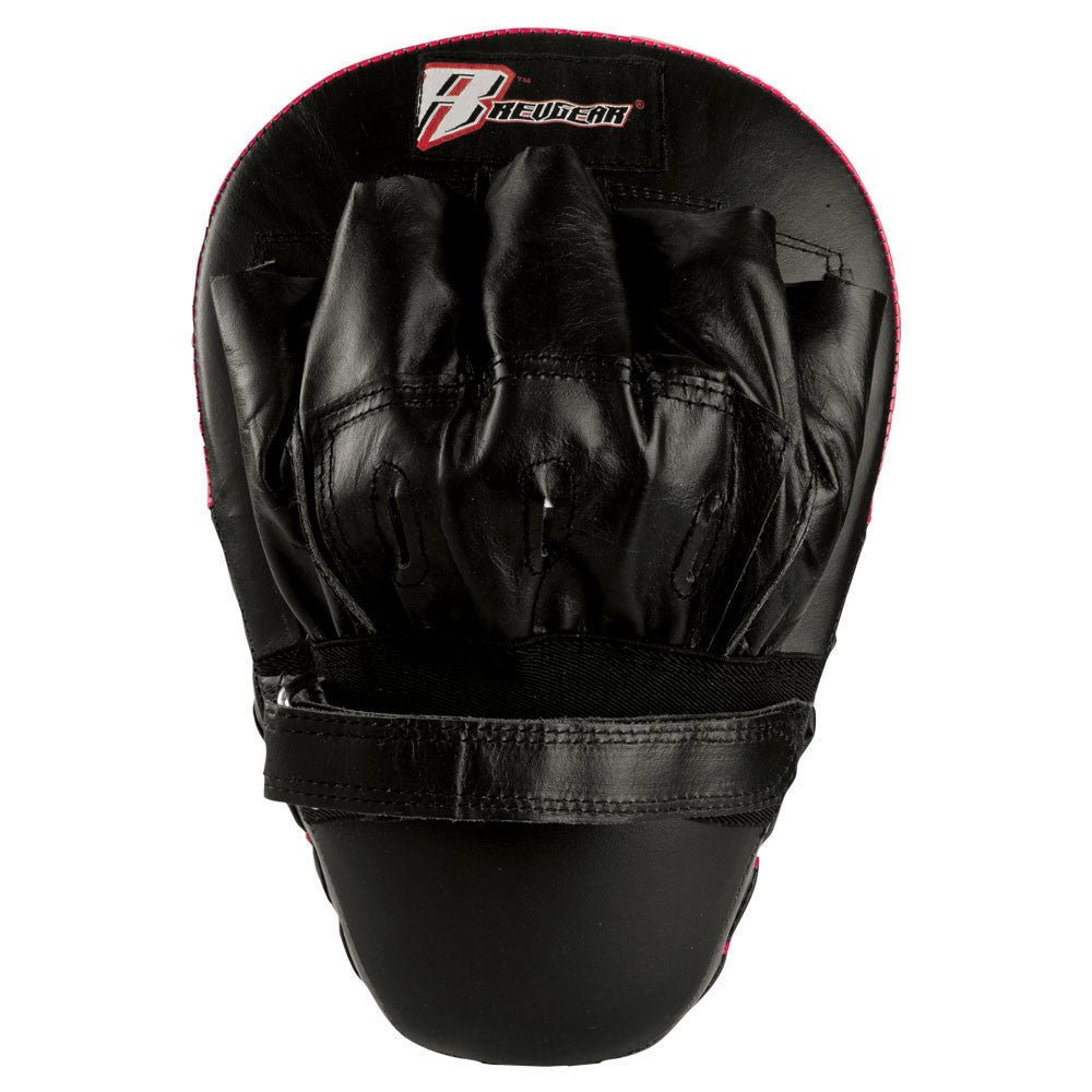 Revgear Leather Curved Focus Mitts for Boxing, MMA & Muay Thai Training