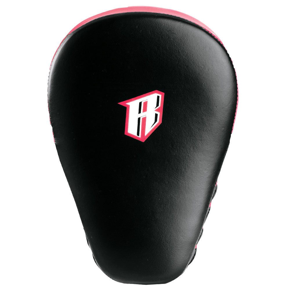Revgear Leather Curved Focus Mitts for Boxing, MMA & Muay Thai Training