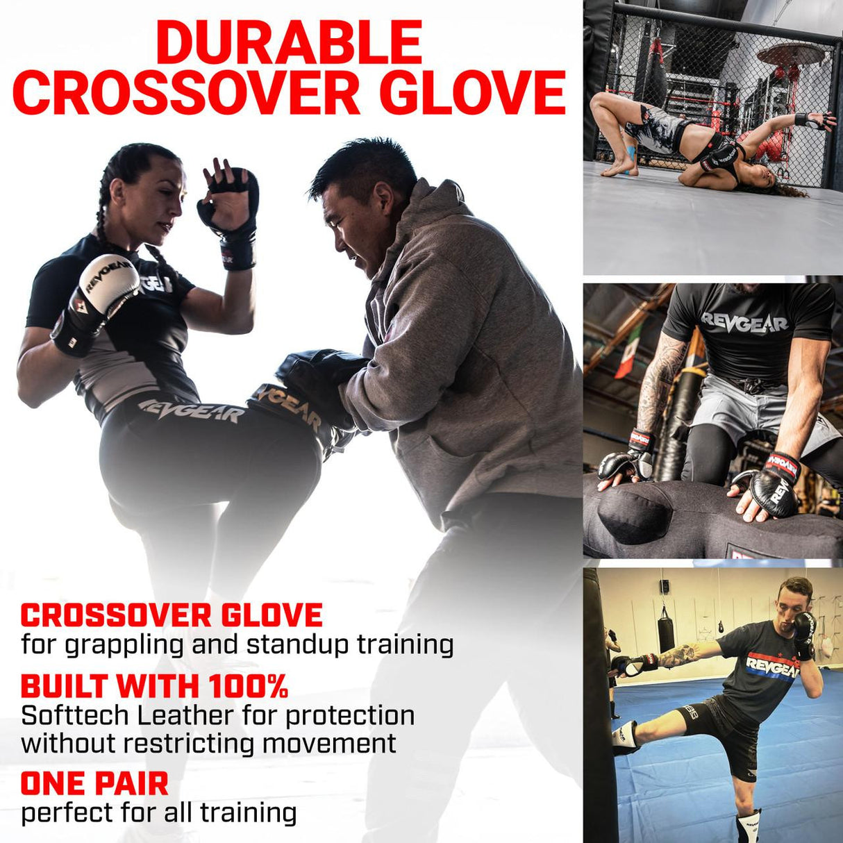 Revgear Pro Series MS1 MMA Training & Sparring Gloves