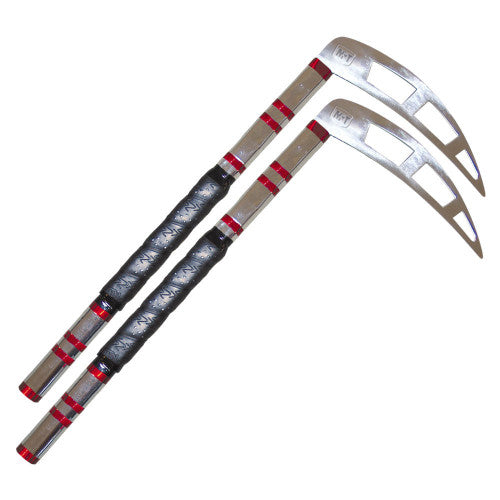 Revgear MT Kama Rattan Stick with Skin | Filipino Martial Arts Training Weapon
