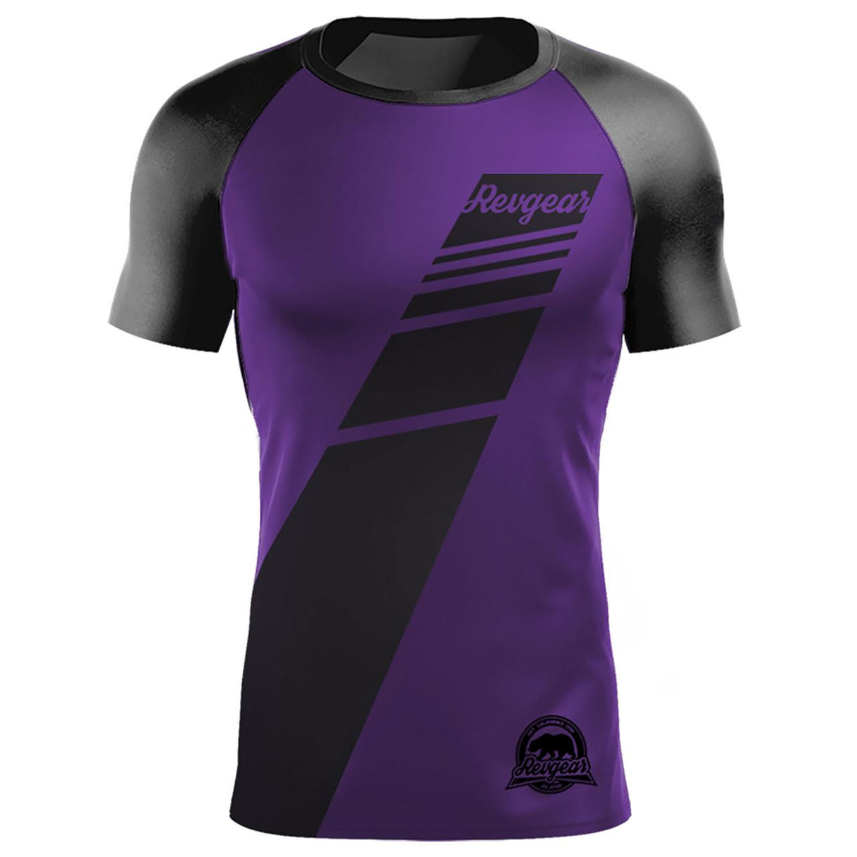 Revgear IBJJF Legal No-Gi Ranked Short Sleeve Rash Guard for BJJ