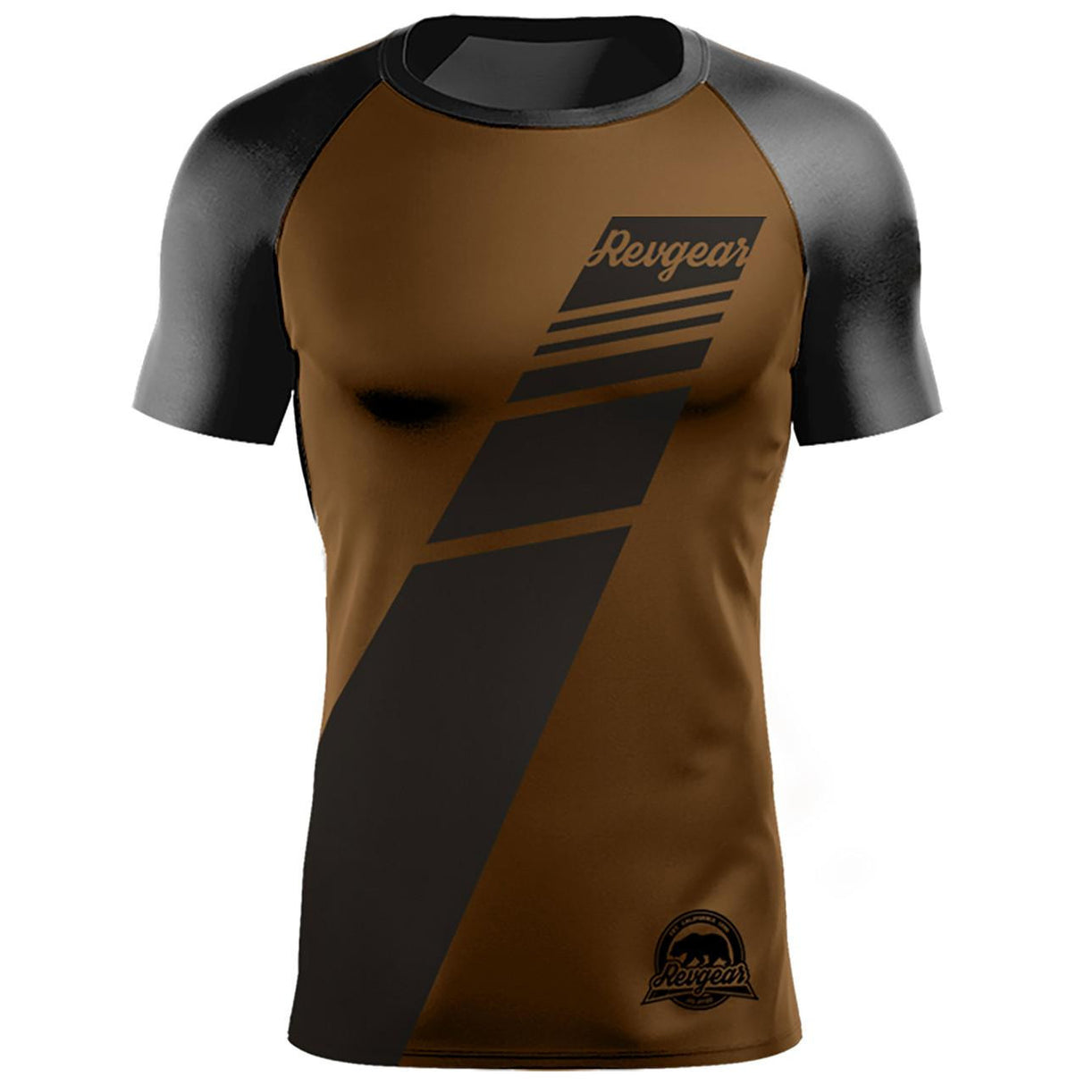 Revgear IBJJF Legal No-Gi Ranked Short Sleeve Rash Guard for BJJ