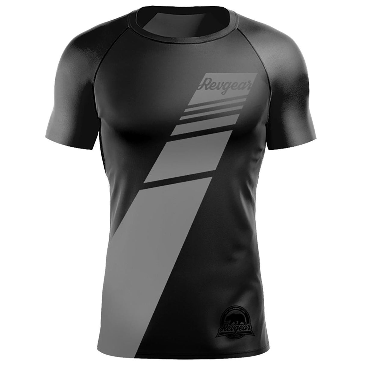 Revgear IBJJF Legal No-Gi Ranked Short Sleeve Rash Guard for BJJ