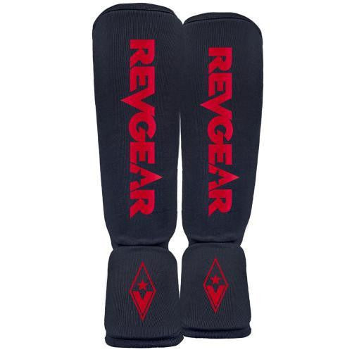 Revgear Amateur Cloth Shin & Instep Guards for Muay Thai, MMA, Boxing