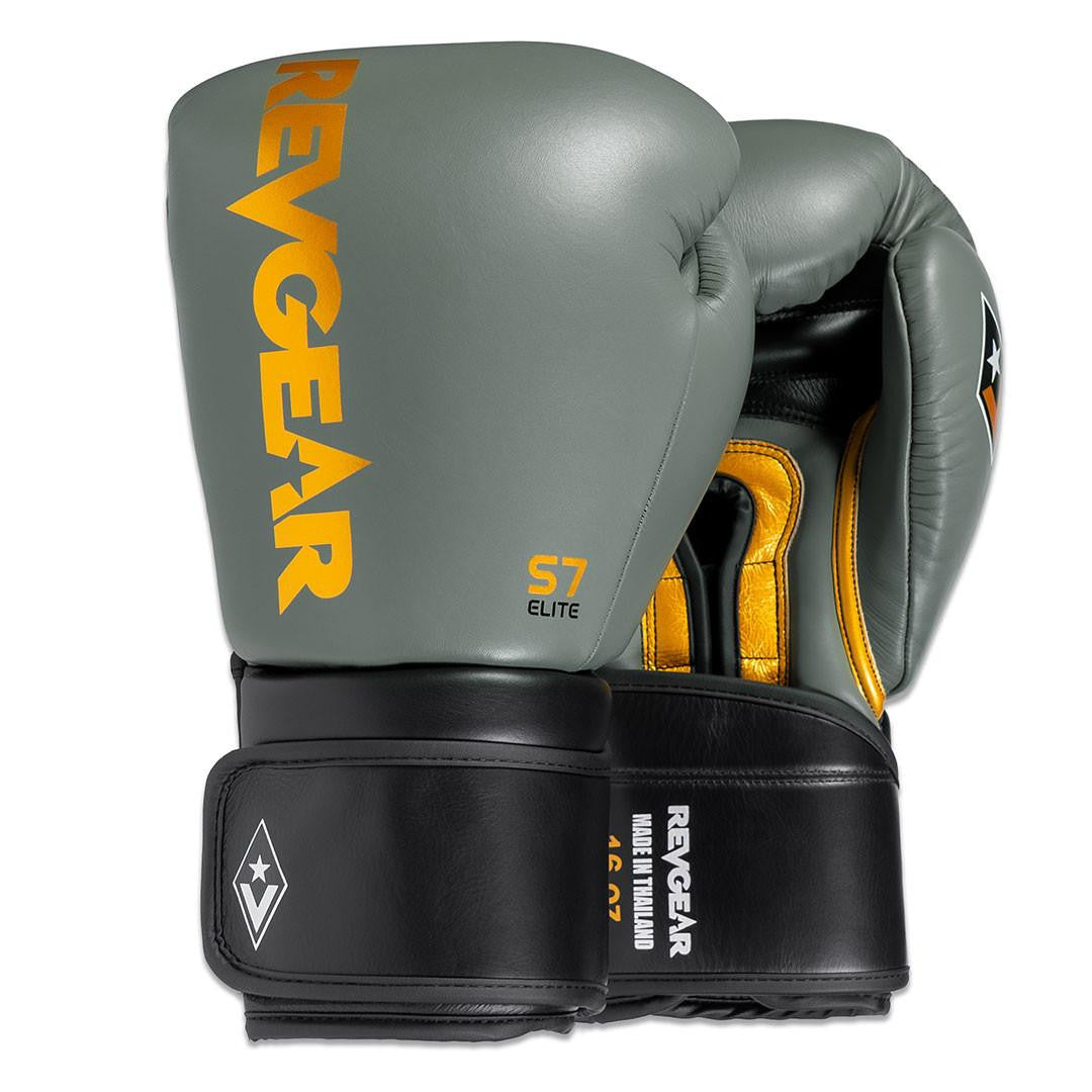 Revgear S7 Leather Sparring Gloves - Hook and Loop