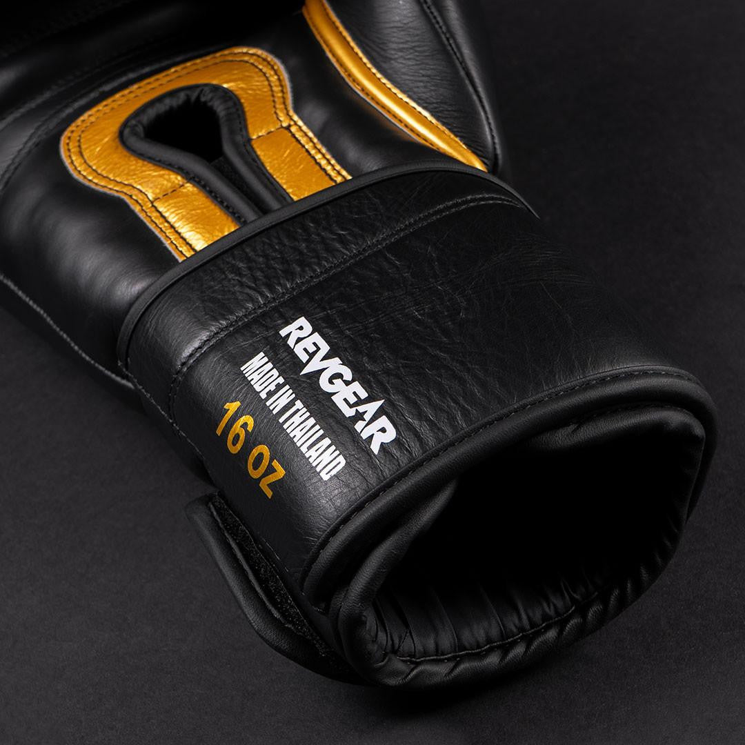 Revgear S7 Leather Sparring Gloves - Hook and Loop