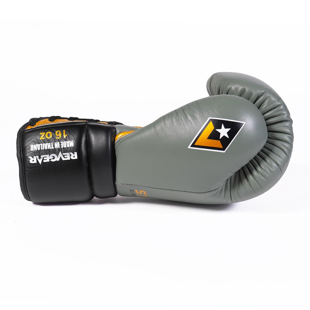 Revgear S7 Leather Sparring Gloves - Lace Up