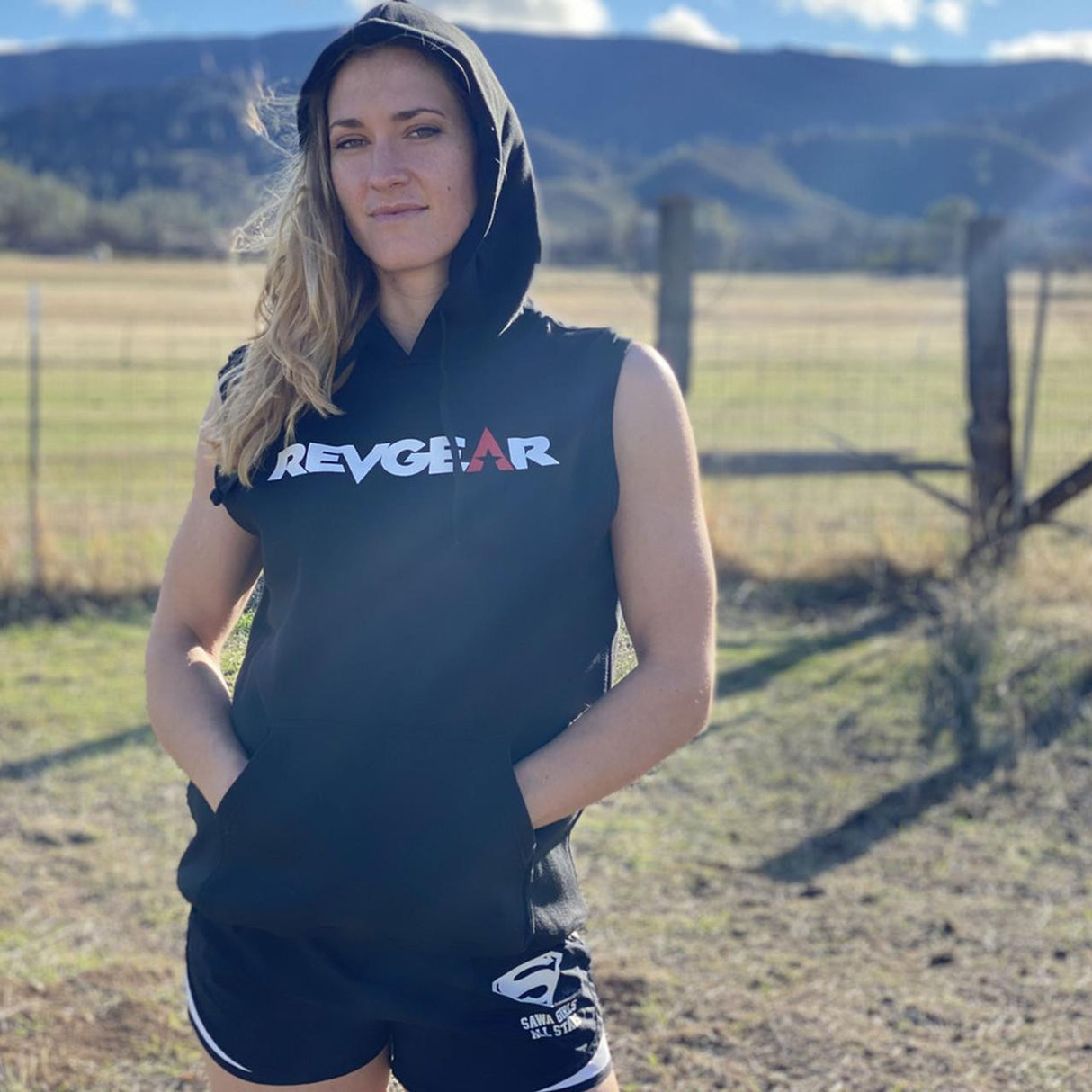 Revgear Sleeveless Pullover Hoody - Black