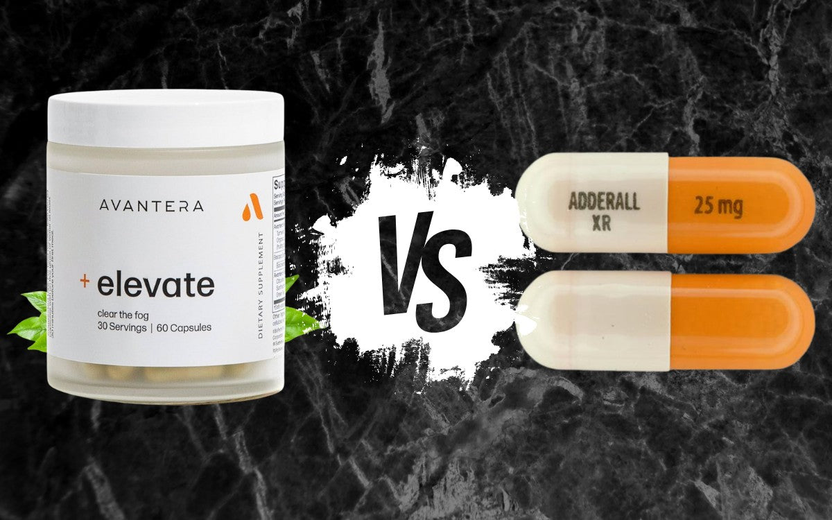 Avantera Elevate vs Adderall