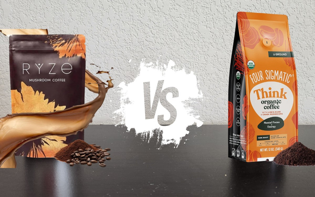 Four Sigmatic vs Ryze Mushroom Coffee