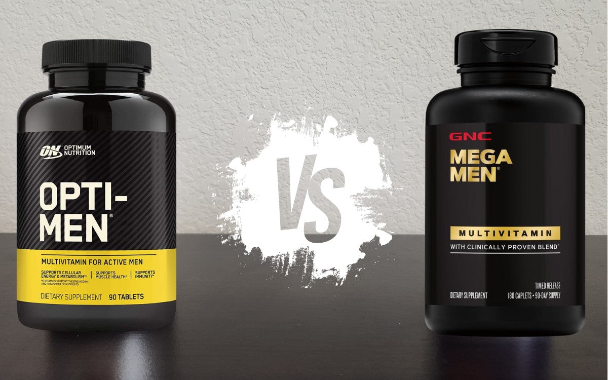 Opti Men vs GNC Mega Men Multivitamin
