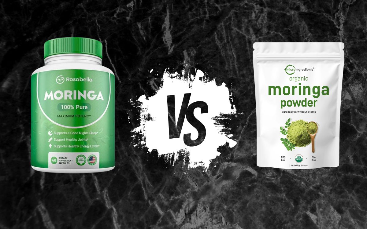 Rosabella Moringa vs Micro Ingredients Moringa