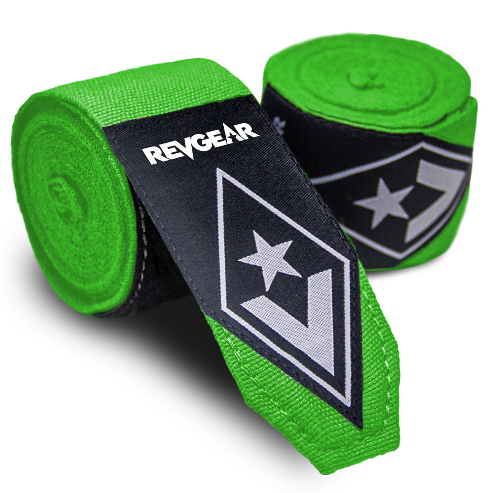 Revgear Pro Series 180" Elastic Hand Wraps - Anti-Lift Wrist Support