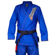 Blue El Matador competition gi with a white belt