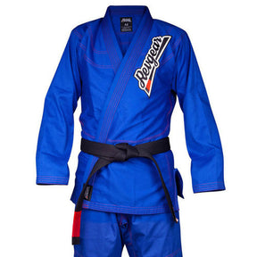 Blue El Matador competition gi with a white belt