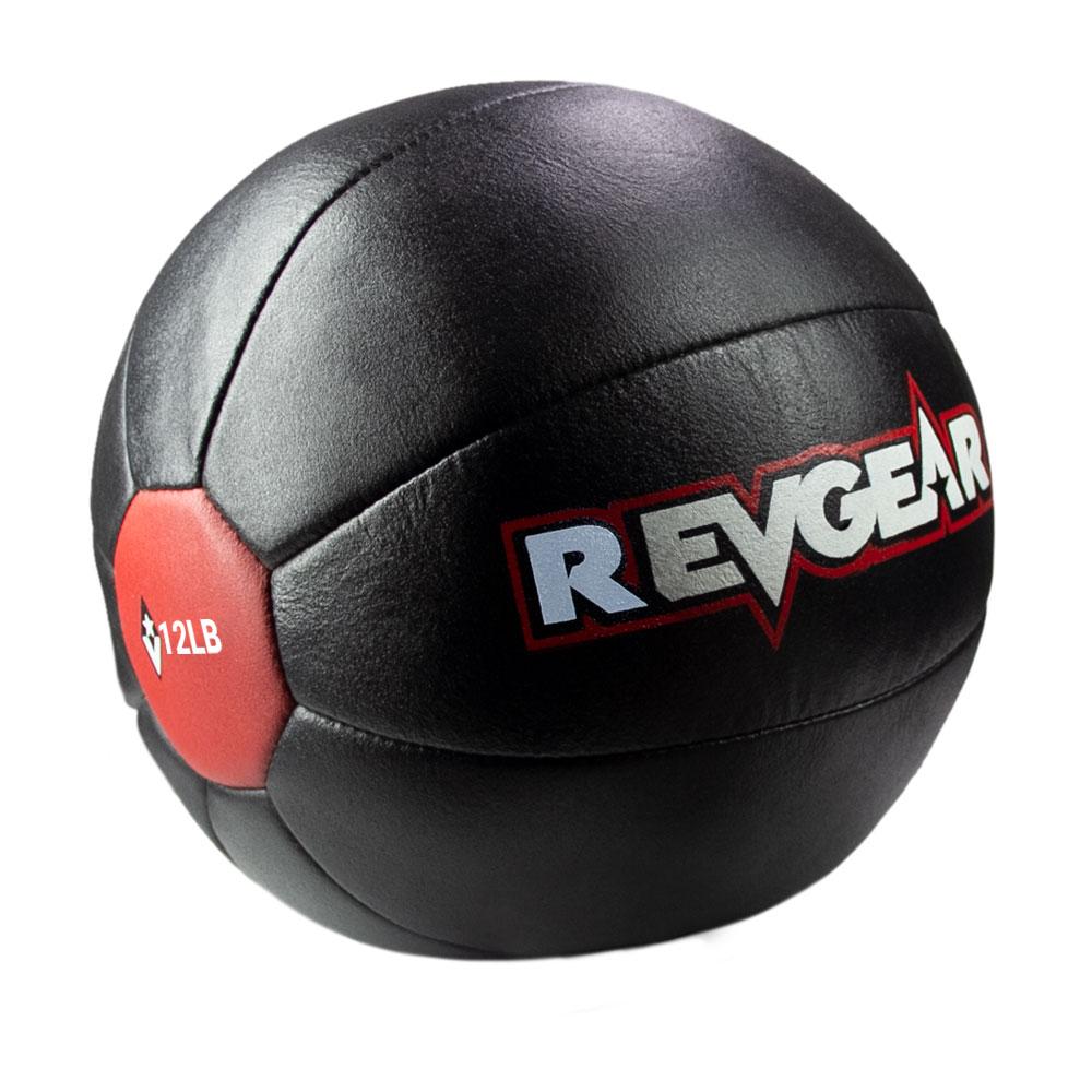 Revgear Leather Medicine Ball - Professional Training Equipment