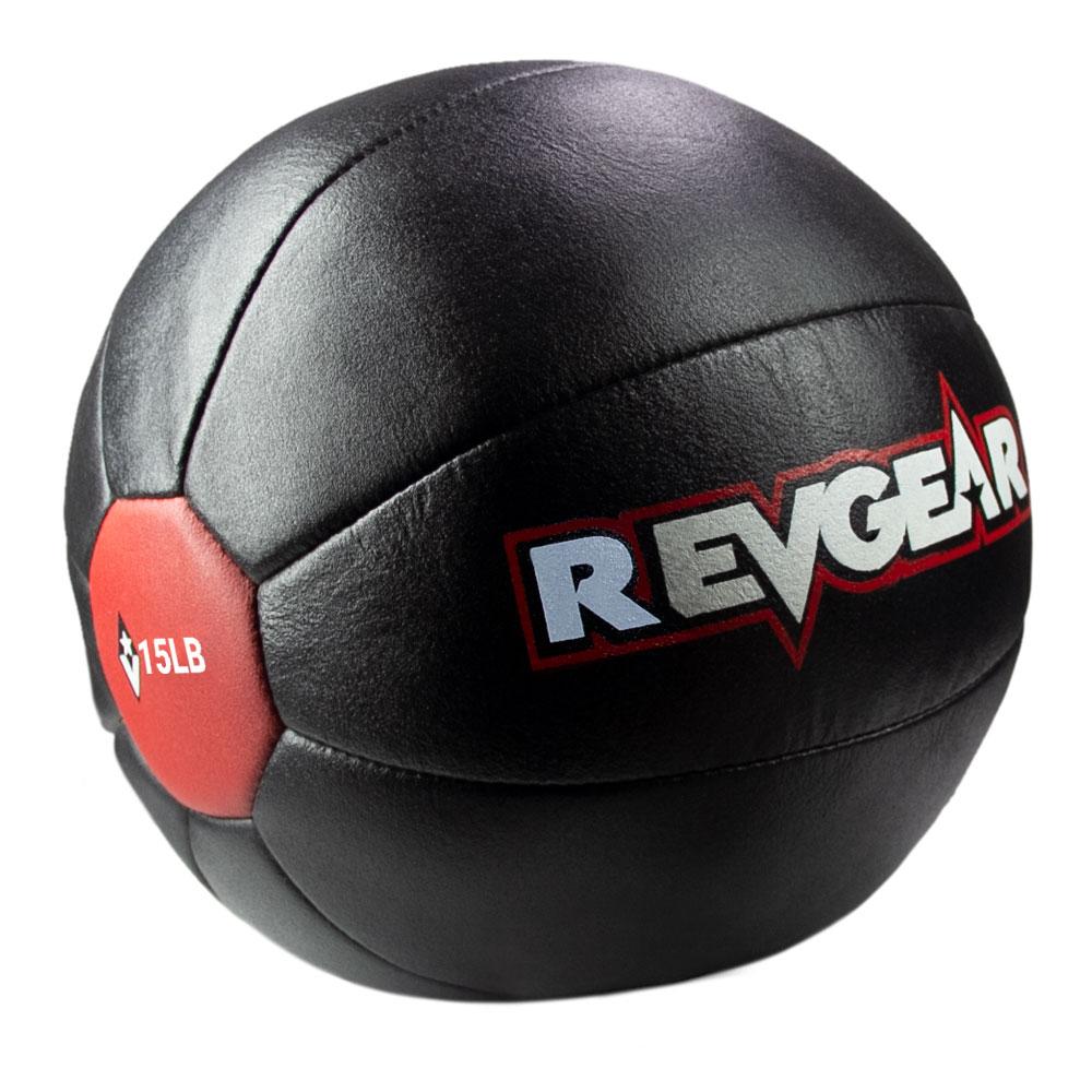 Revgear Leather Medicine Ball - Professional Training Equipment