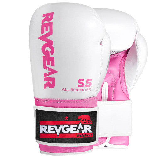 Revgear S5 Boxing Gloves - White Collection | All-Purpose Training Gloves