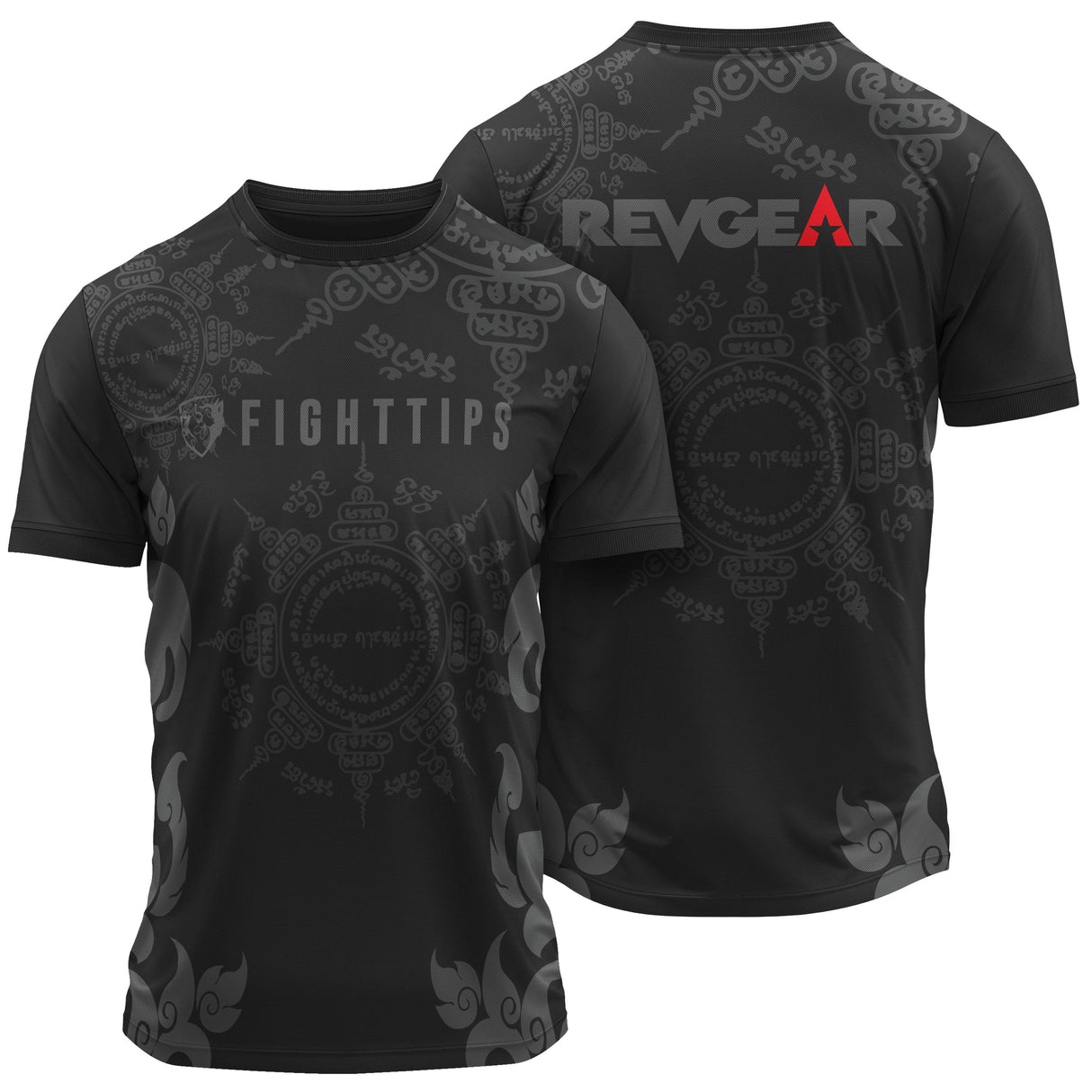 Revgear Fight Tips Muay Thai Dry Fit Performance Training Shirt