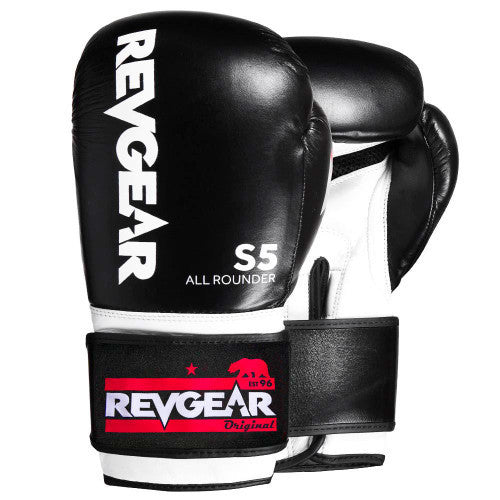 Revgear S5 Boxing Gloves - Black Collection - All-Purpose Training