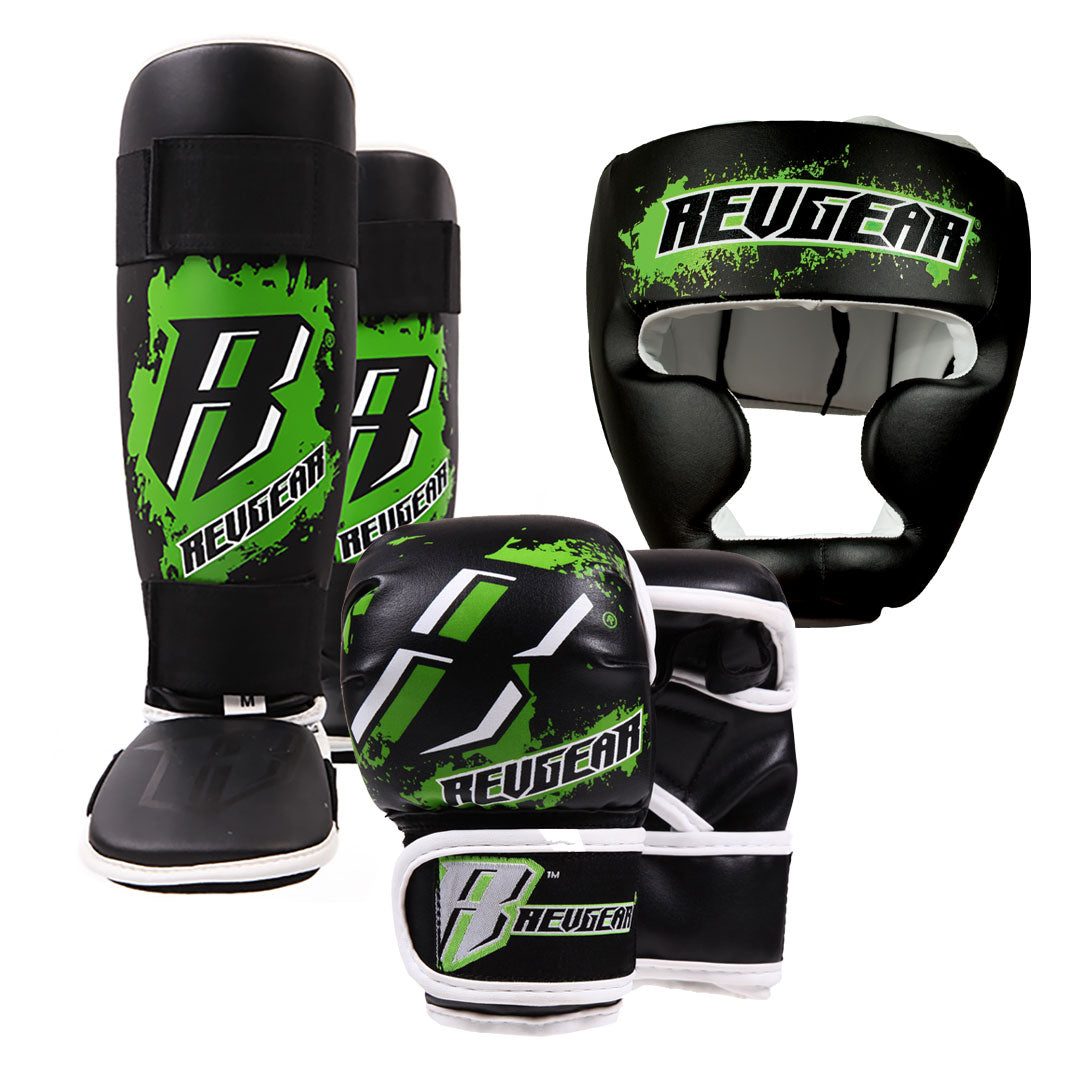 Kids Deluxe MMA Kit - Green