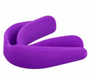 Purple single mouth guard, side view
