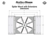 Spider Mount Extensions for 24" Joist Spacing