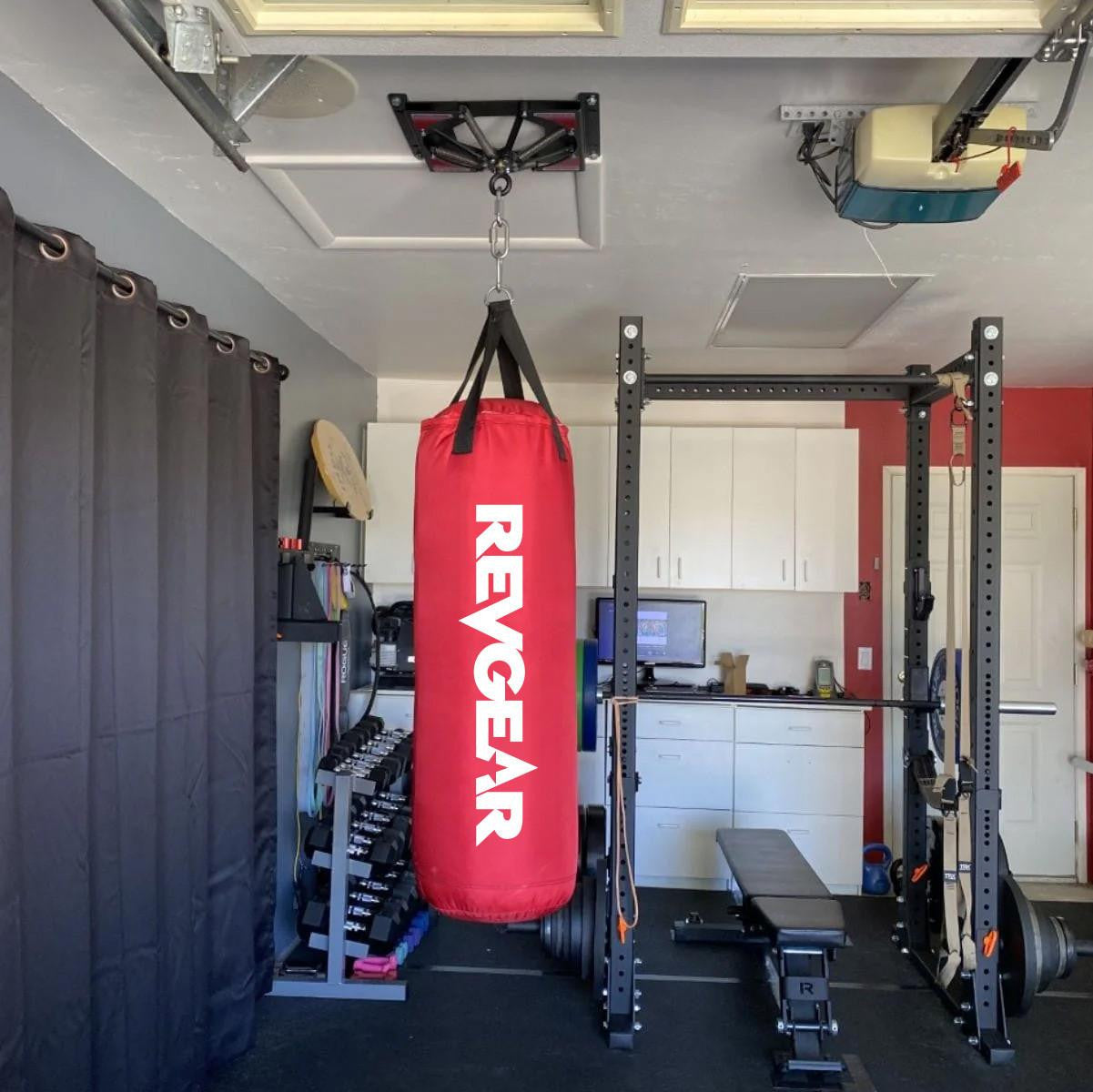 Spider Mount Heavy Bag Mount 140 lb Bag| Quiet 360° Punching Bag Ceiling Mount