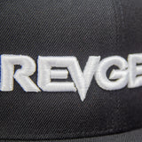 3D Premium Snapback Hat - Black