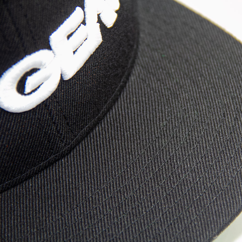 3D Premium Snapback Hat - Black