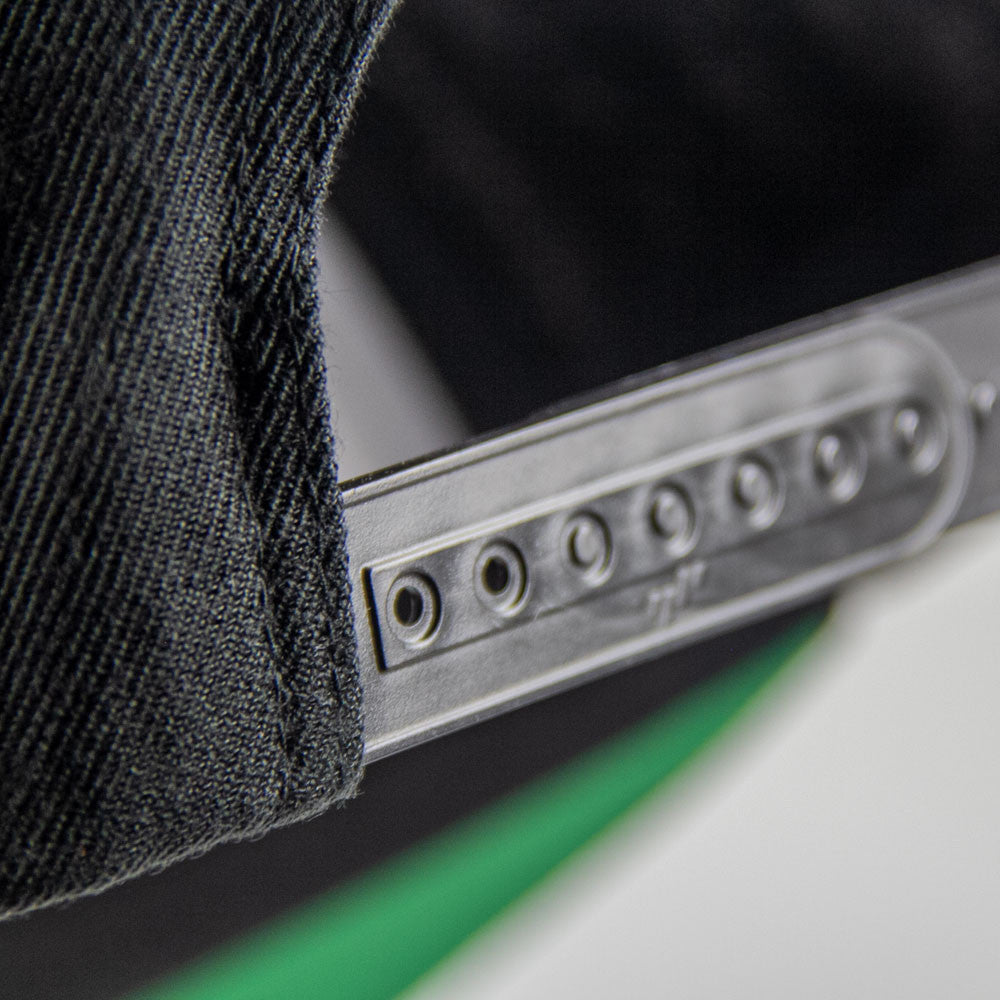 3D Premium Snapback Hat - Black