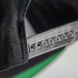 3D Premium Snapback Hat - Black