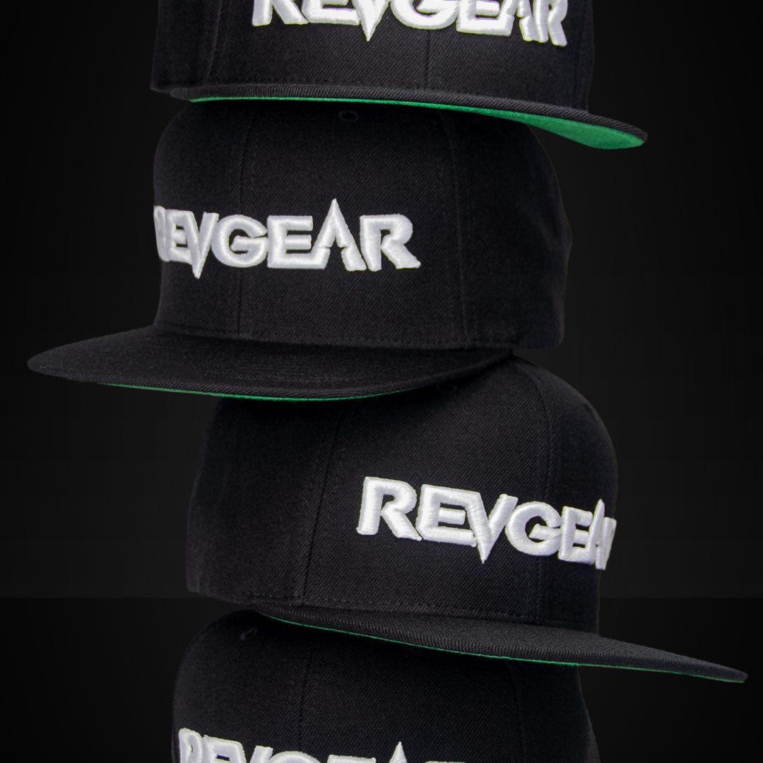3D Premium Snapback Hat - Black
