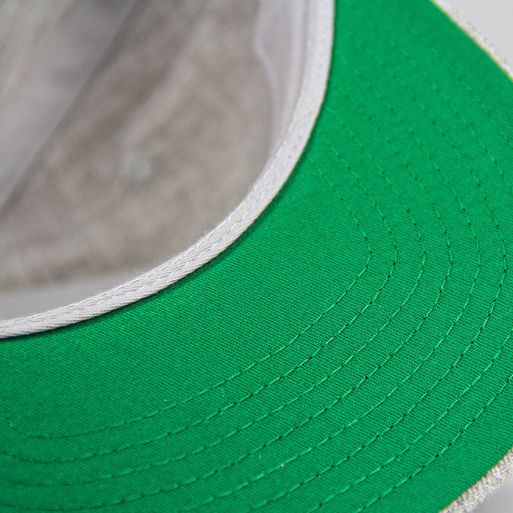 3D Premium Snapback Hat - Heather Gray/Black