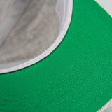3D Premium Snapback Hat - Heather Gray/Black