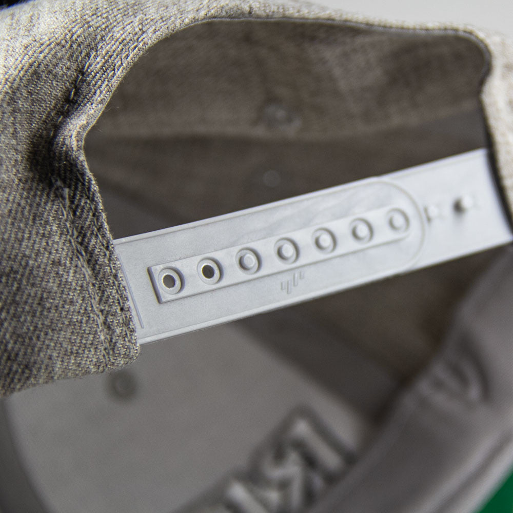 3D Premium Snapback Hat - Heather Gray/Black