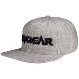 3D Premium Snapback Hat - Heather Gray/Black